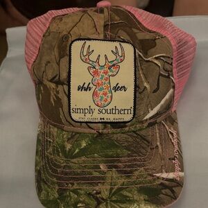 Simply Southern Pink and Camo Deer Hat